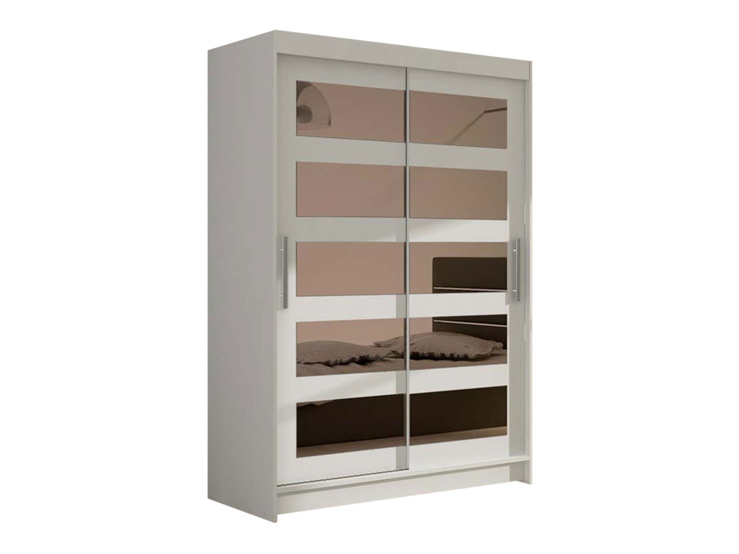 Garderobna omara Closico Pacron IV (Bela)