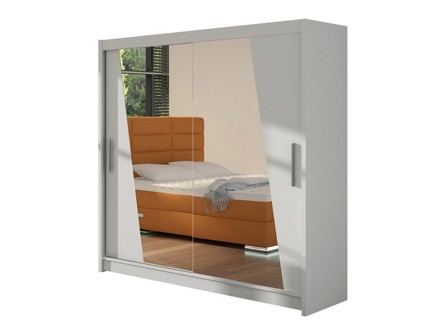 Garderobna omara Closico Pallor XIV (Bela)