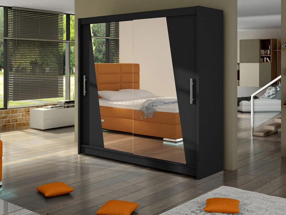 Garderobna omara Closico Pallor XIV (Črna)