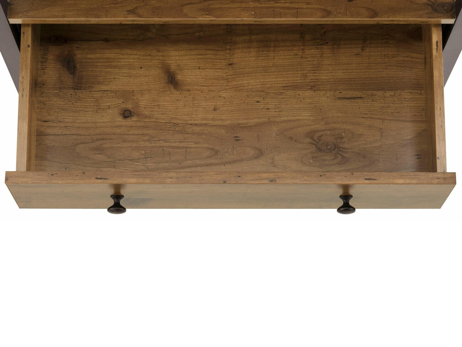 Kopalniški poličnik Larnovo 111 (Temen hrast + Črna)