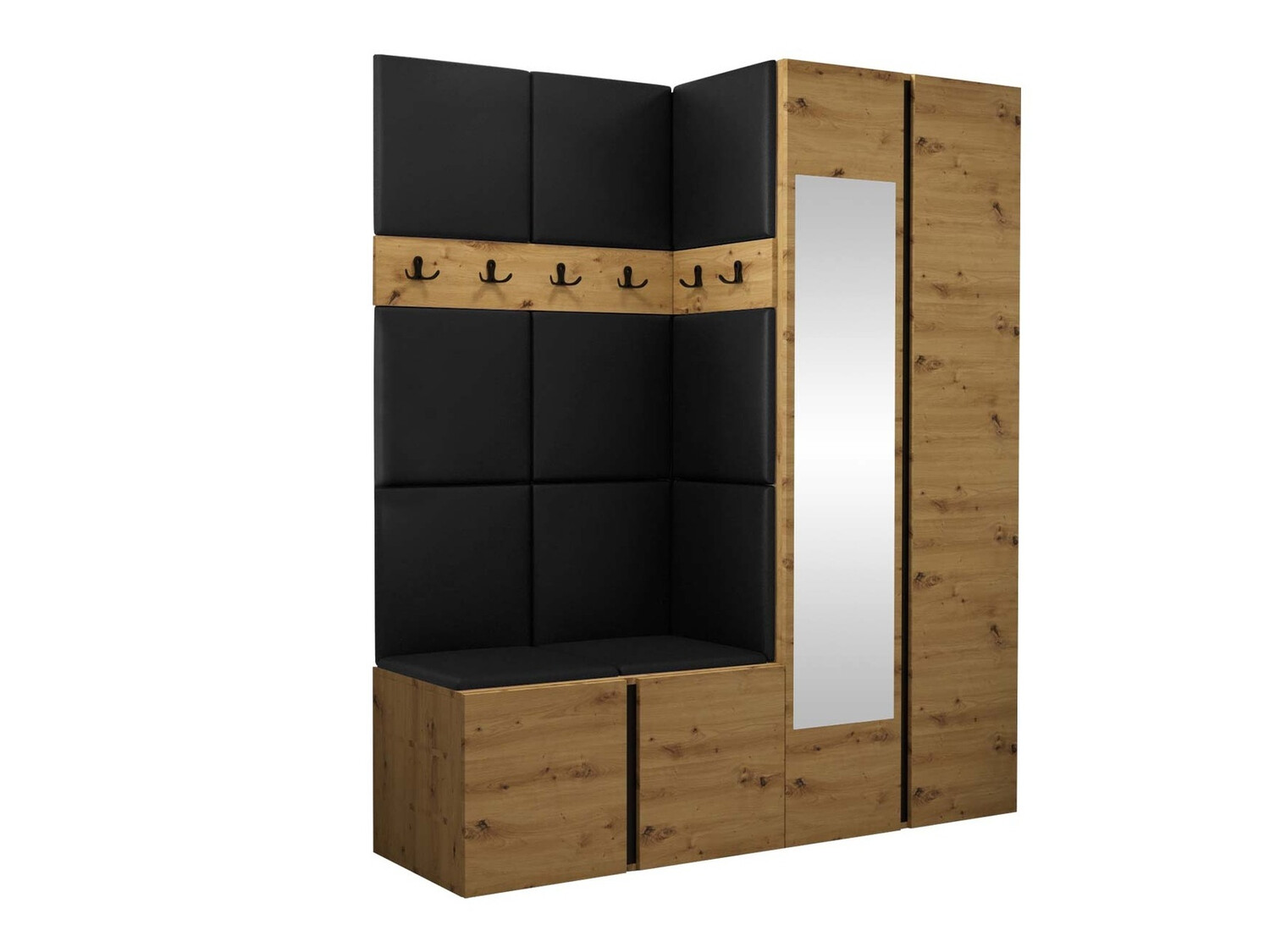 Komplet za predsobo Hartford 278 (Eko usnje Soft 011)