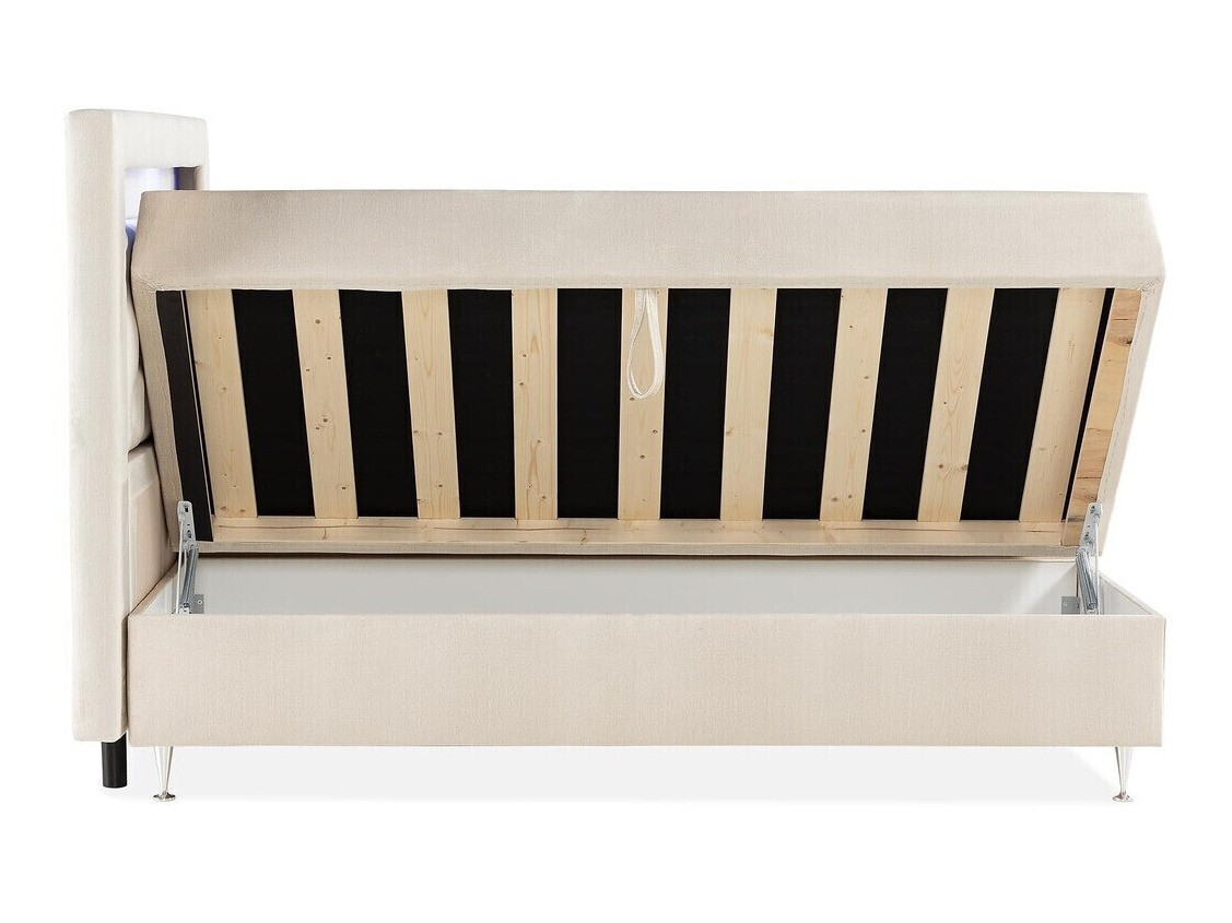 Boxspring postelja Seattle 137 (Bež)