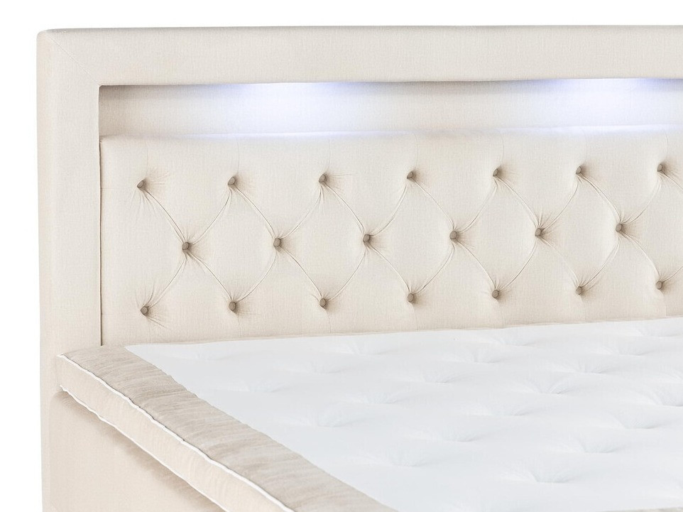 Boxspring postelja Seattle 137 (Bež)