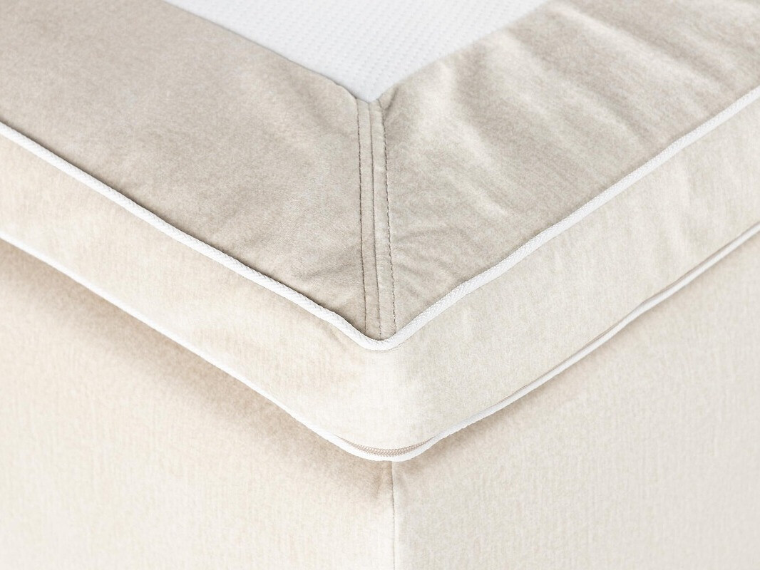Boxspring postelja Seattle 137 (Bež)