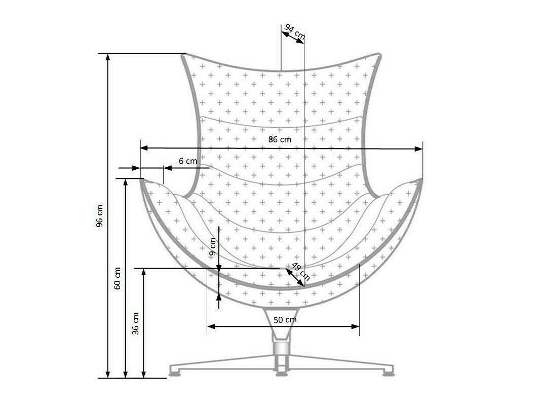 Fotelj Houston 377 (Rjava)