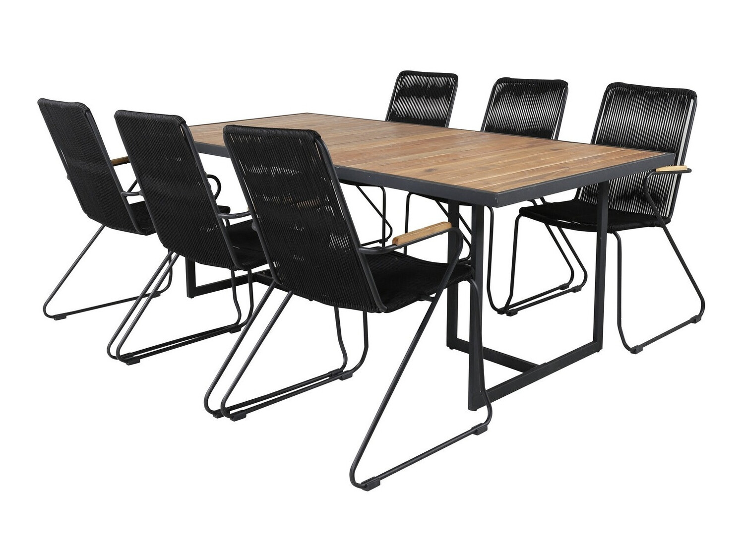 Komplet mize in stolov Dallas 2913