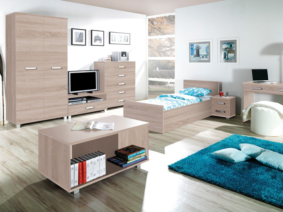 Postelja Cirevau 130 (Sonoma hrast)