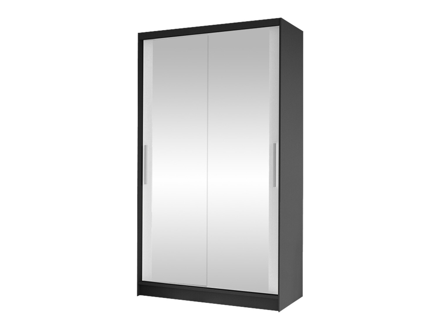 Garderobna omara Closico Structor VII (Črna + Bela)