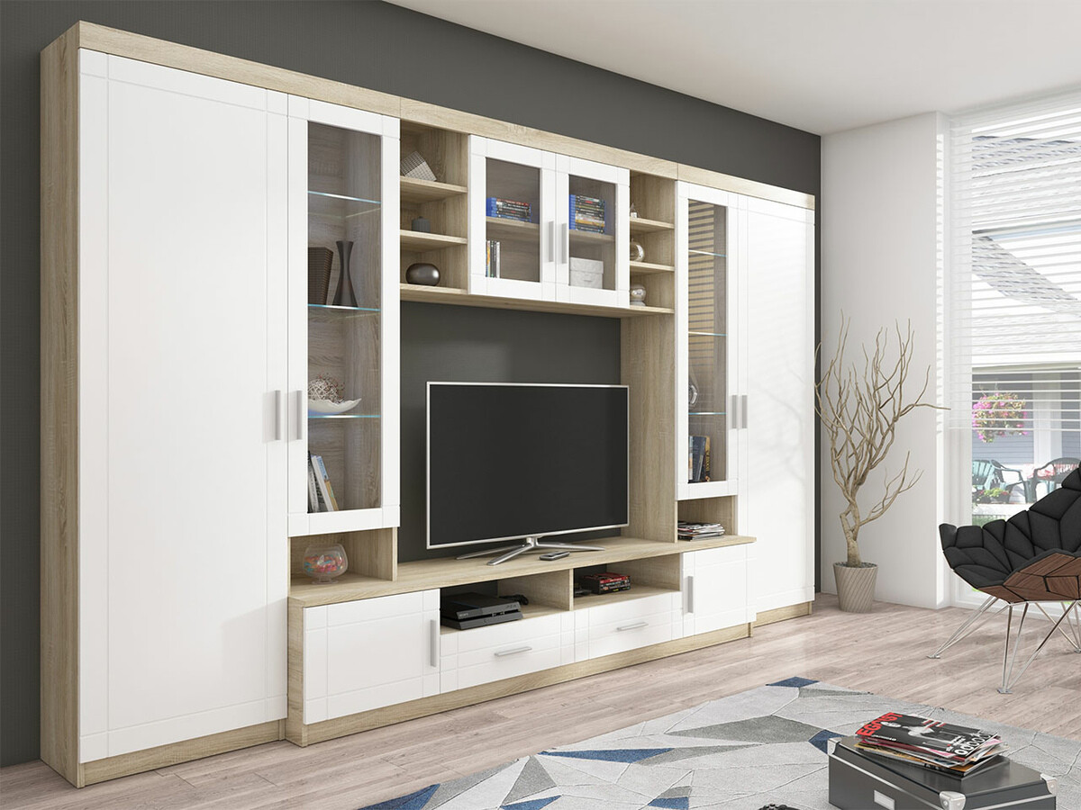 Dnevni prostor Tucson 108 (Sonoma hrast + Bela)