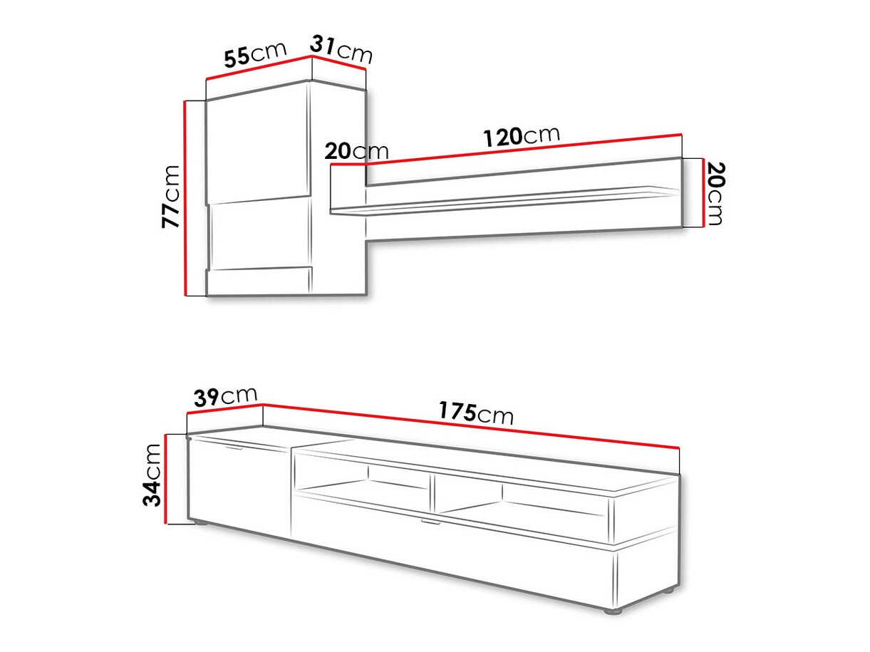 Komplet za dnevno sobo Toledo 114