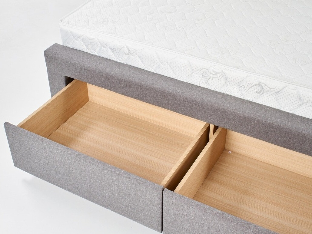 Postelja Houston 1084 (Siva)