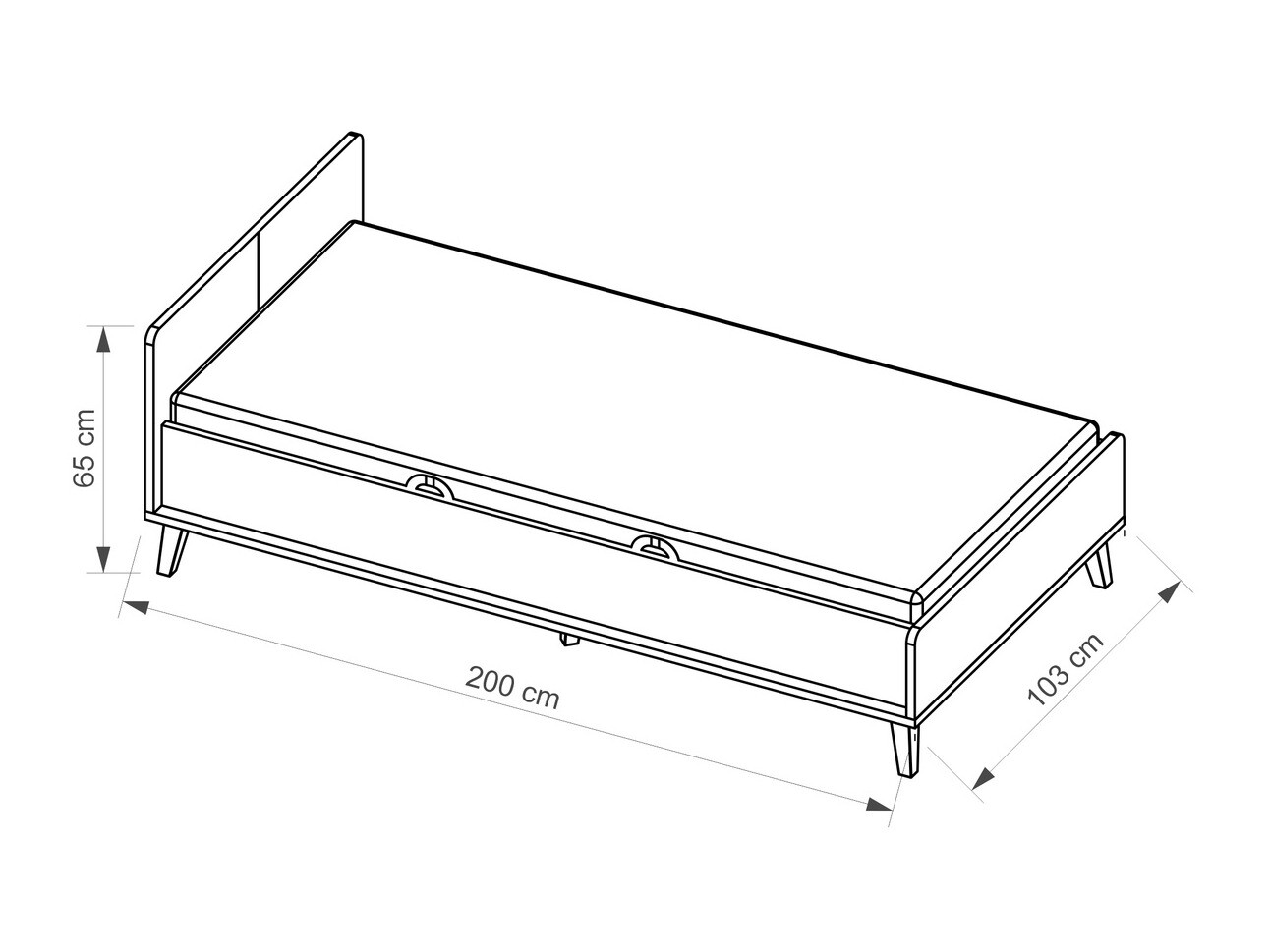 Postelja Oderevu 109
