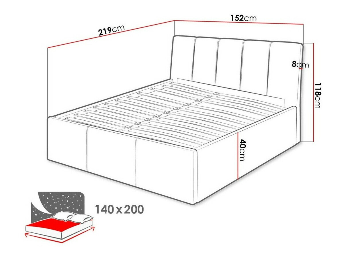 Postelja ComfiDream 167 (Fresh 13)