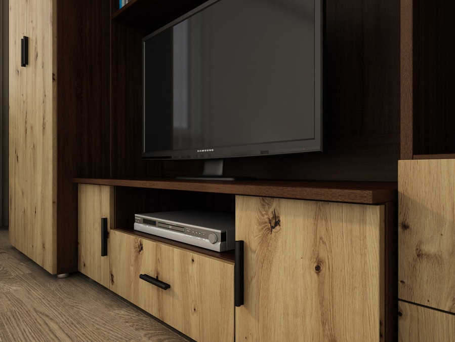 Dnevni prostor Lexington 106 (Temni Sonoma hrast + Artisan hrast)