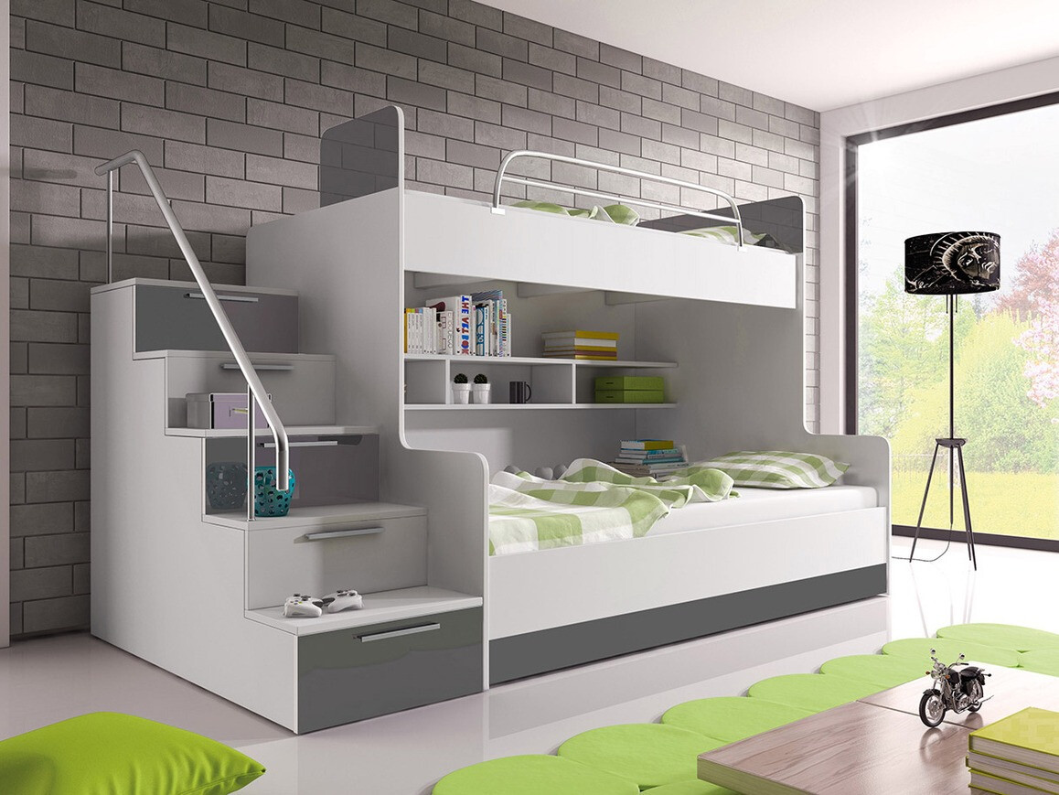 Pograd Salmere 111 (Bela + Sijaj bela + Sijaj siva)