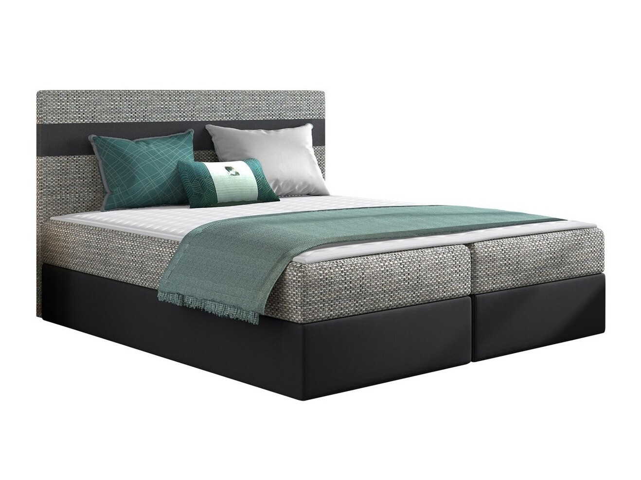 Boxspring postelja Memphis 101 (Lawa 05 + Soft 011)
