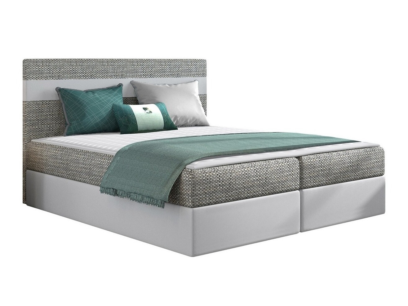 Boxspring postelja Memphis 101 (Lawa 05 + Soft 017)
