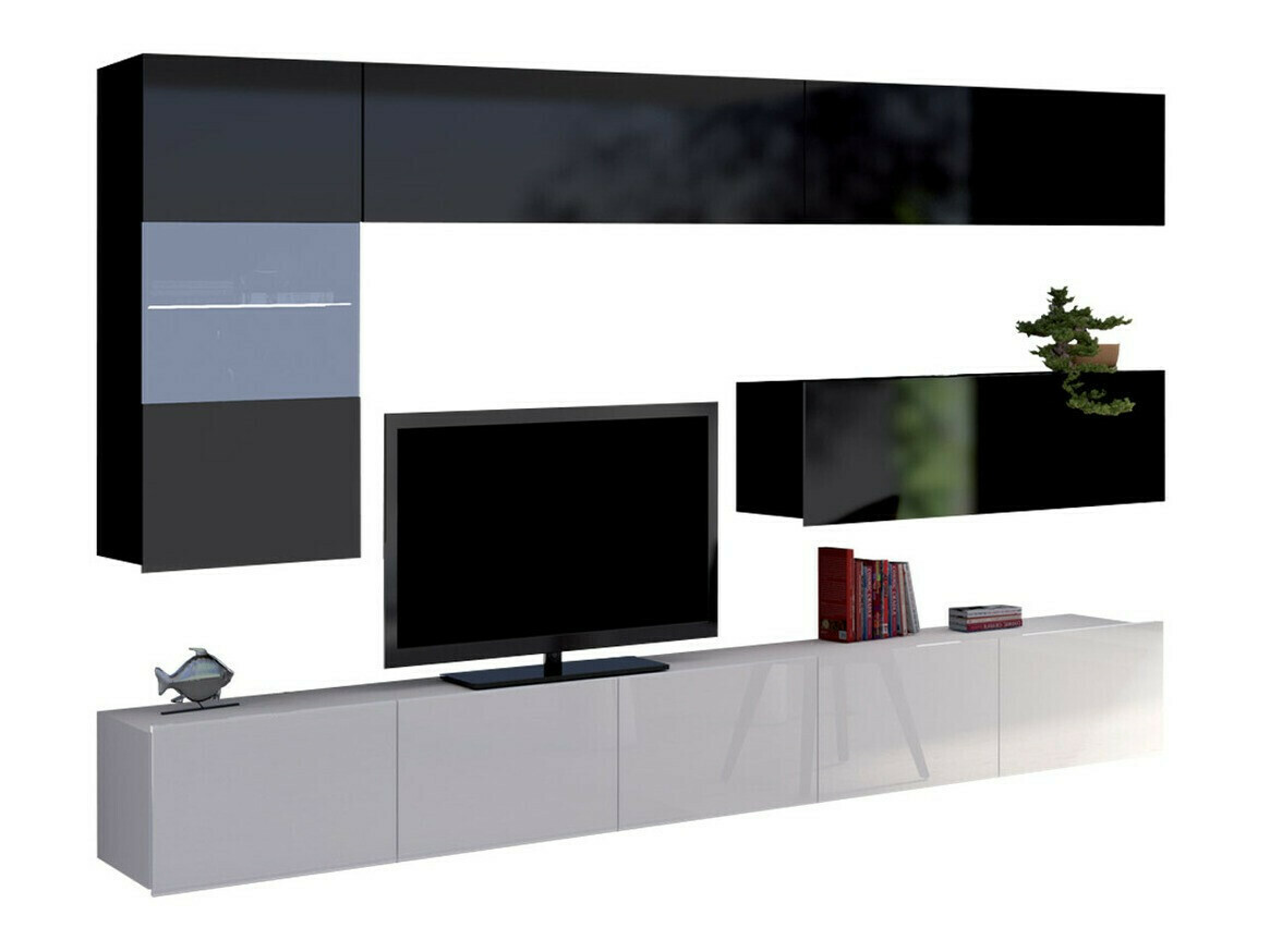 Dnevni prostor Tivdalu 108 (Bela + Sijaj bela + Črna + Sijaj črna)