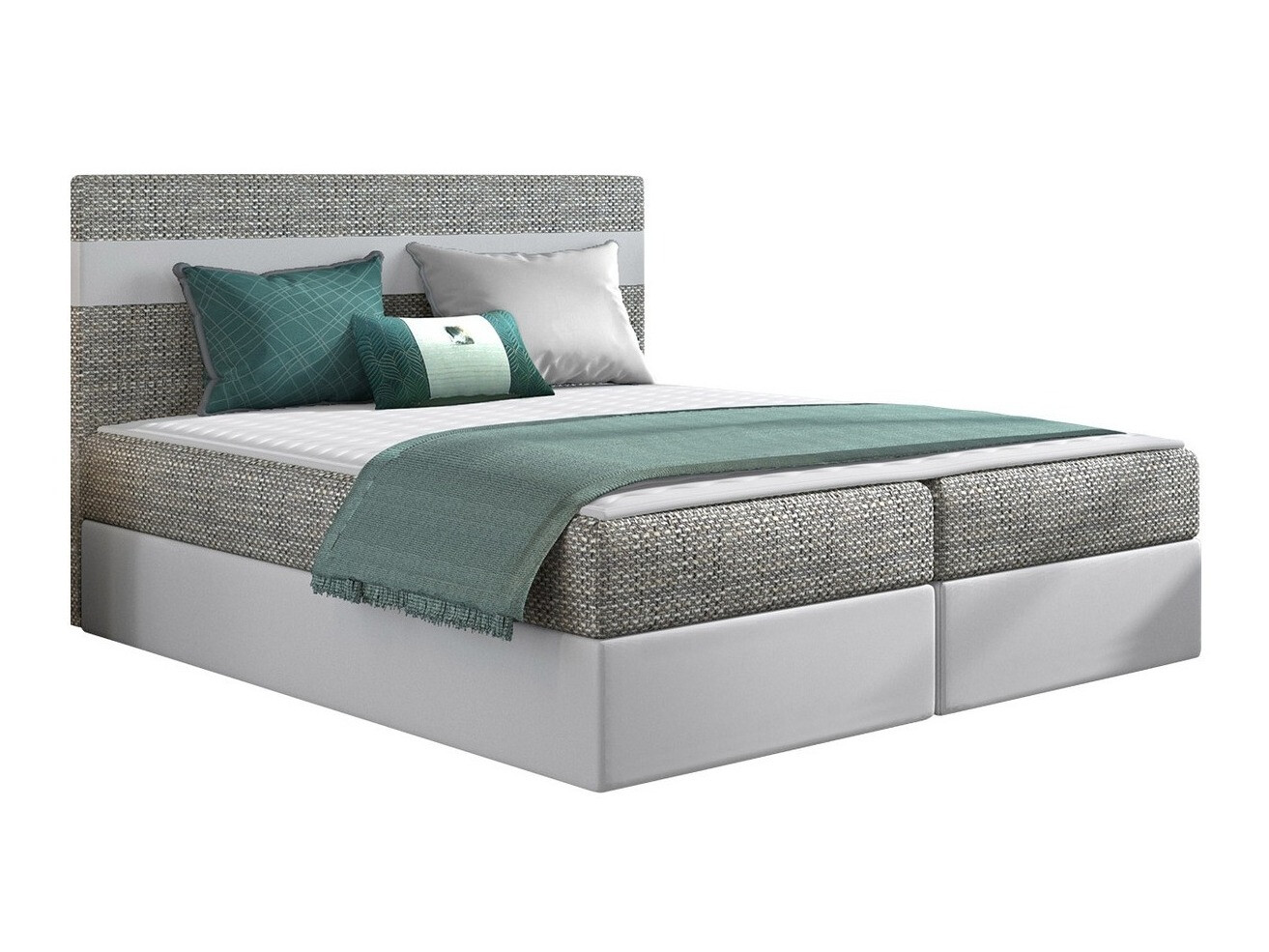 Boxspring postelja Memphis 101 (Lawa 05 + Soft 017)