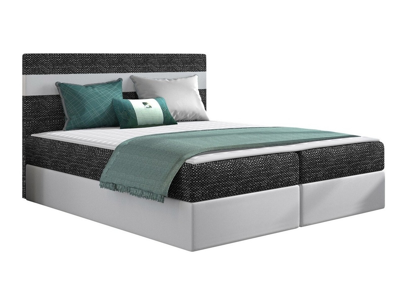 Boxspring postelja Memphis 101 (Lawa 06 + Soft 017)