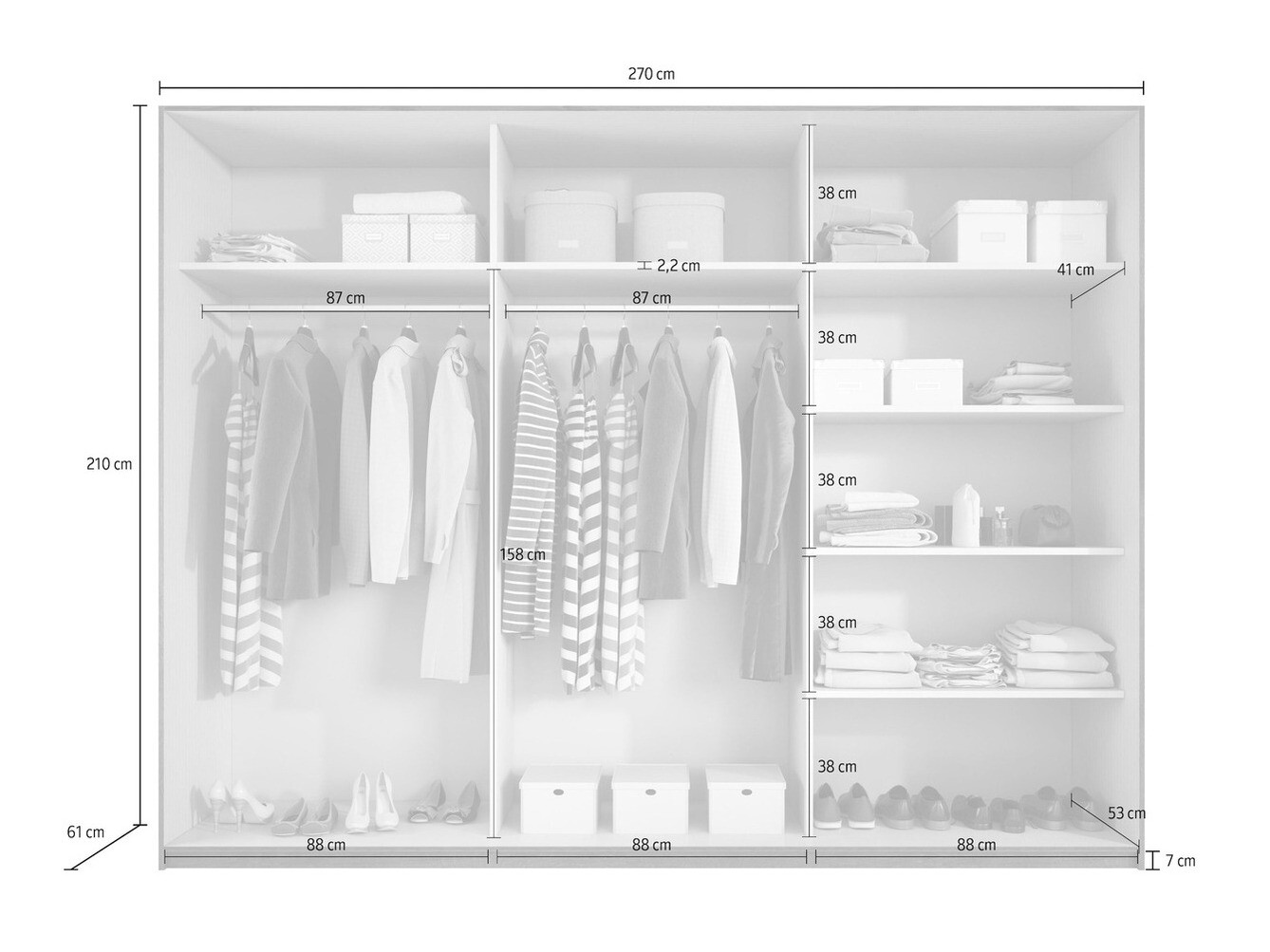 Garderobna omara Levruvu 112