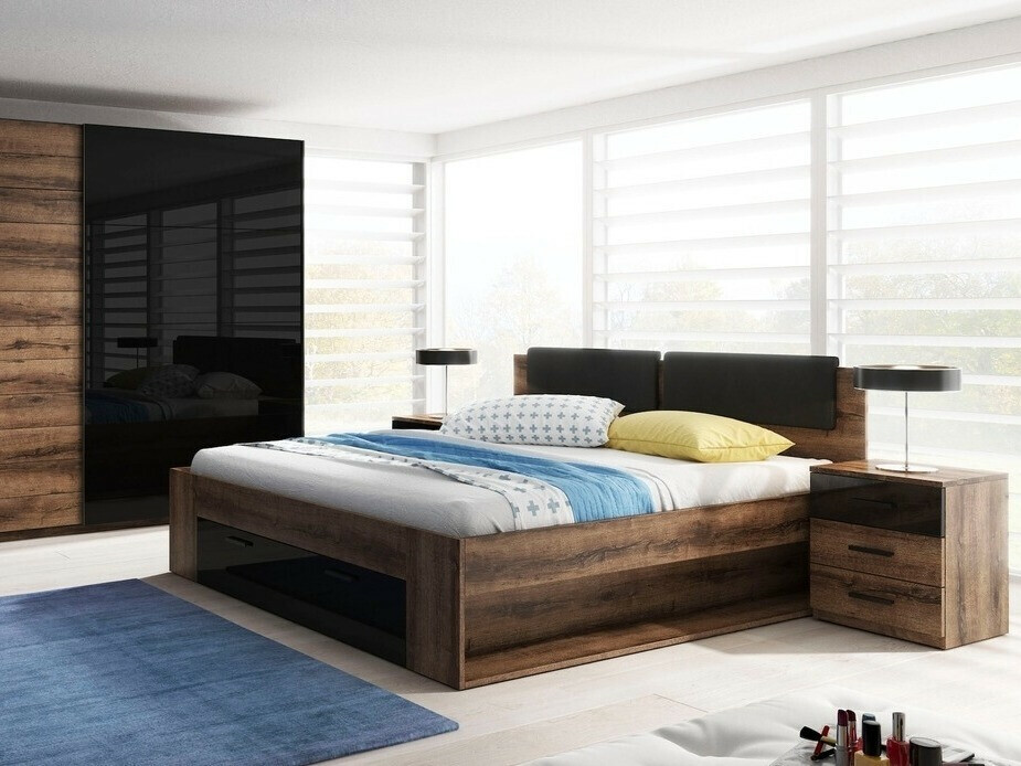 Postelja Levruvu 111 (Monastery hrast + Črna)