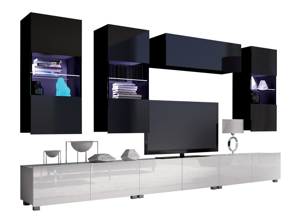 Dnevni prostor Tivdalu 121 (Bela + Sijaj bela + Črna + Sijaj črna)