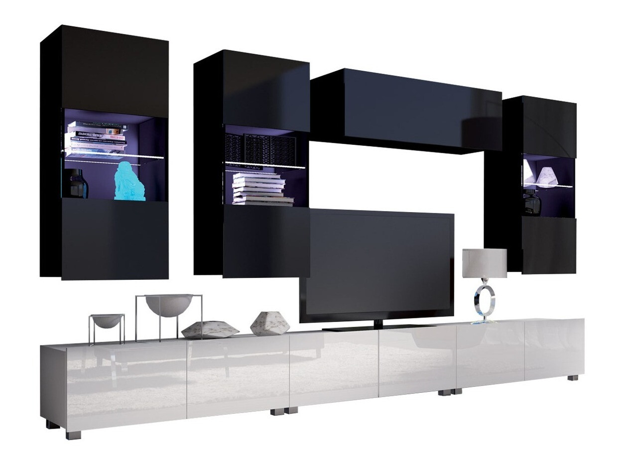 Dnevni prostor Tivdalu 121 (Bela + Sijaj bela + Črna + Sijaj črna)