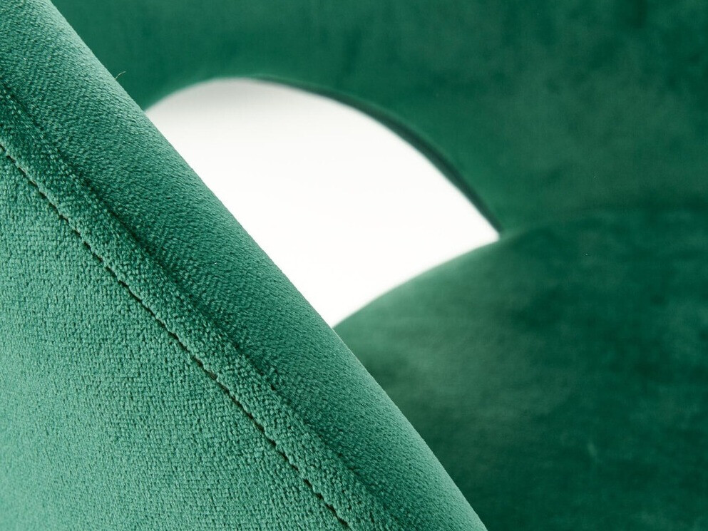 Srednje visok barski stol Houston 881 (Temno zelena + Črna)