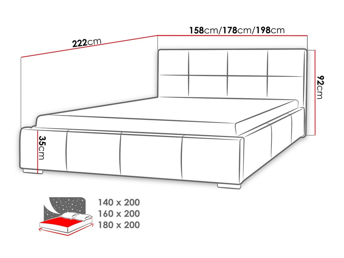 Postelja Lyra (Soft 020)