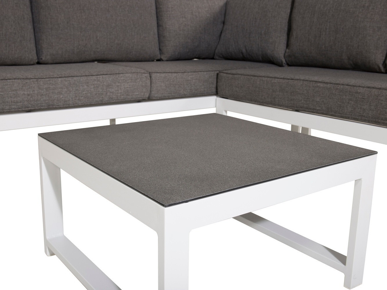 Komplet vrtnega pohištva Dallas 773 (Bela + Siva)