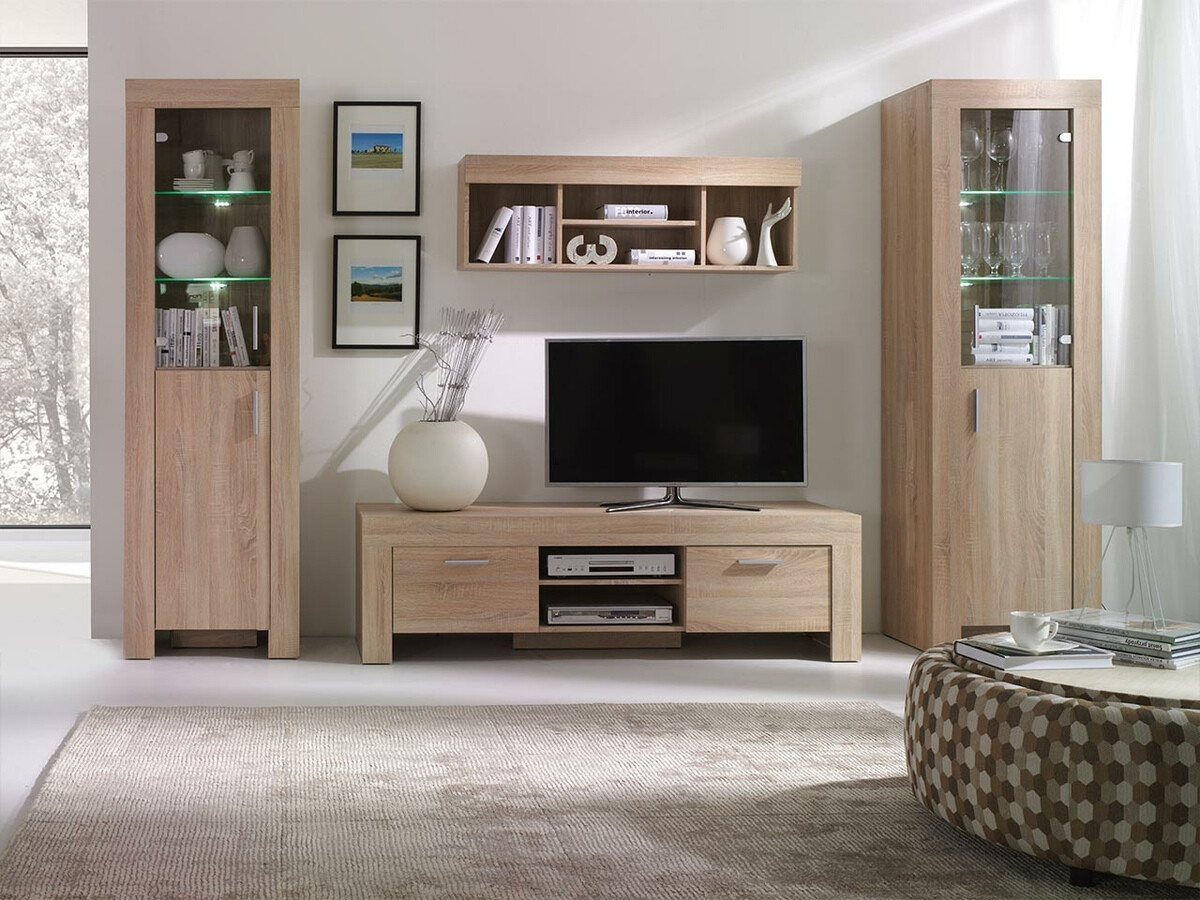 Komplet za dnevno sobo Melfeli 124 (Sonoma hrast)