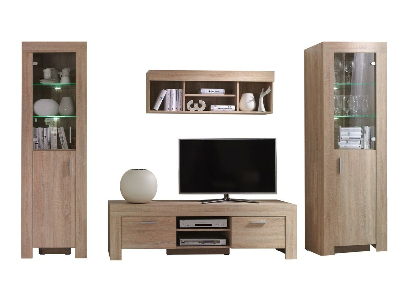 Komplet za dnevno sobo Melfeli 124 (Sonoma hrast)