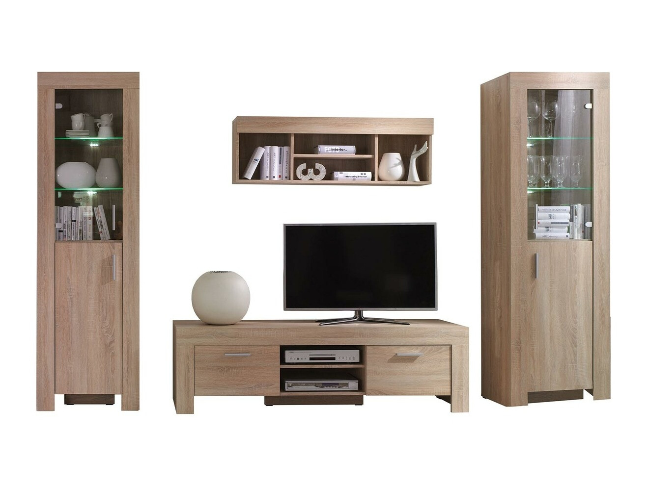 Komplet za dnevno sobo Melfeli 124 (Sonoma hrast)