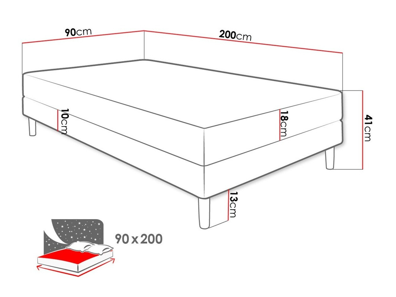 Postelja Memphis 126 (Rico 01)