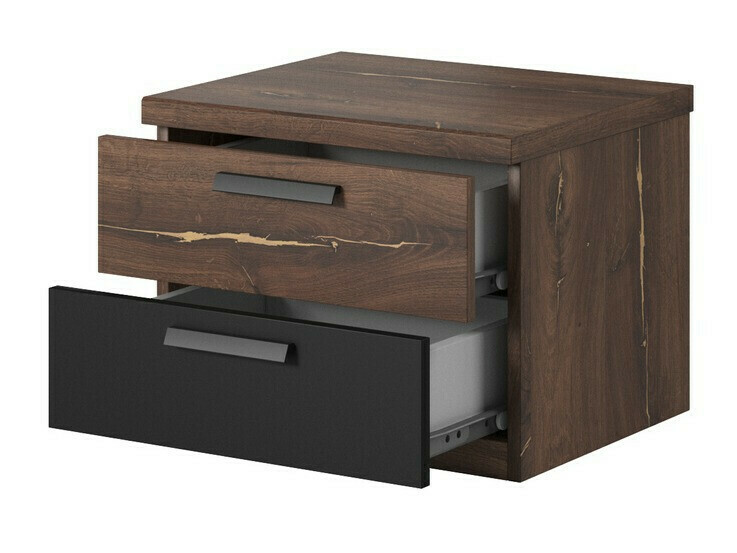 Komplet spalnic Felelie 108 (Temen Flagstaf hrast + Baker)