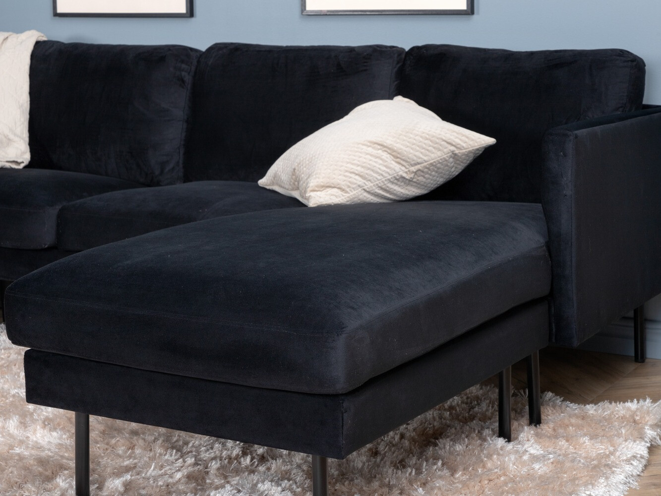 Kotna garnitura Fercame 102 (Črna)