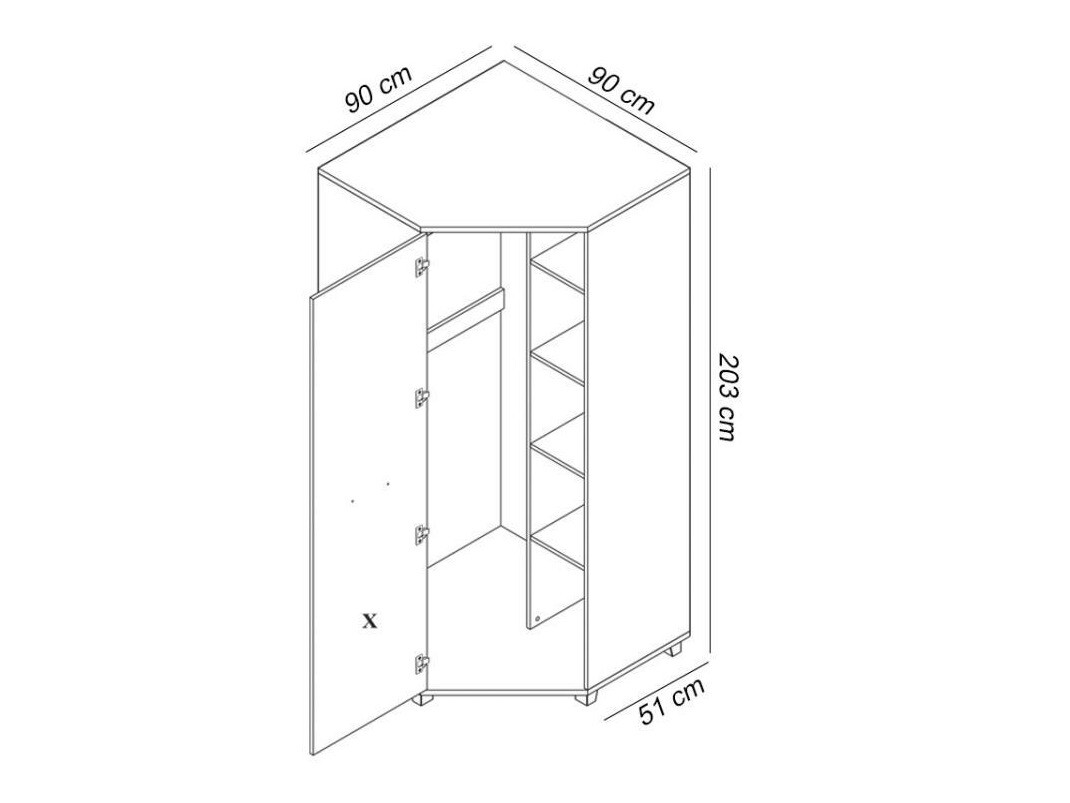 Kotna omara Murrieta 108 (Wenge)
