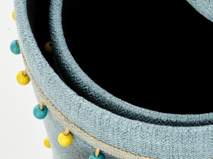 Komplet taburejev Houston 1155 (Svetlo modra)