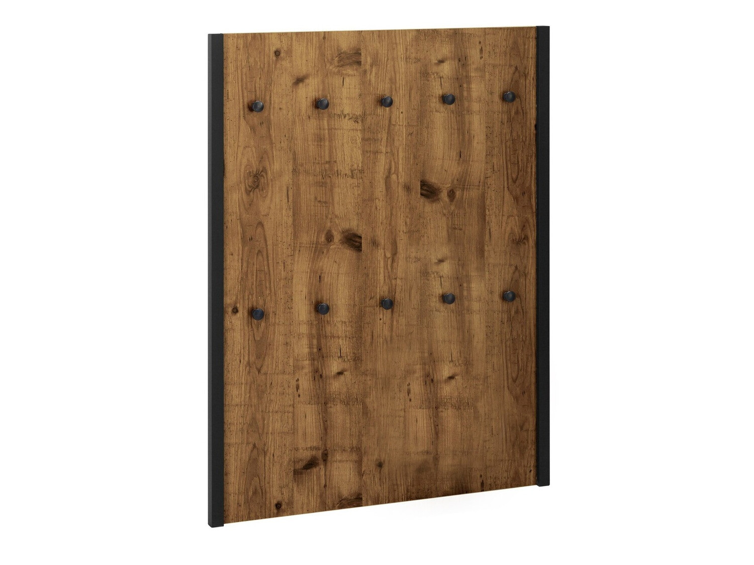 Obešalnik Larnovo 101 (Temen hrast + Črna)