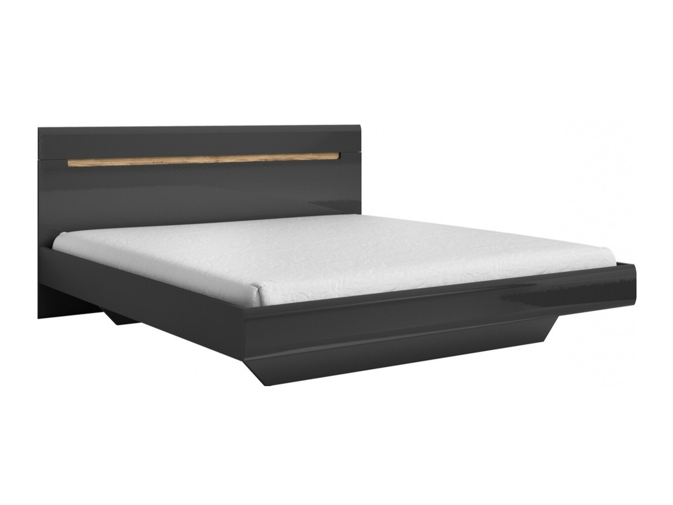 Postelja Austin B106 (Antracit + Gloss antracit)