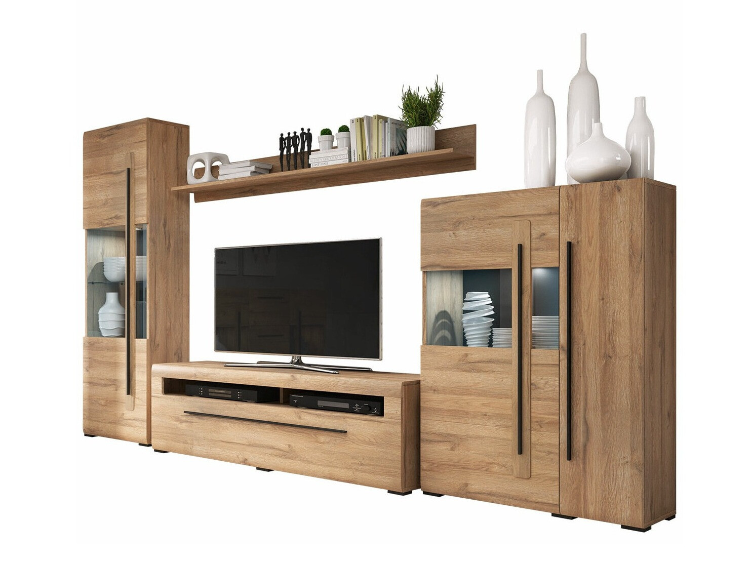 Komplet za dnevno sobo Ophsalu 111 (Hrast Grandson)