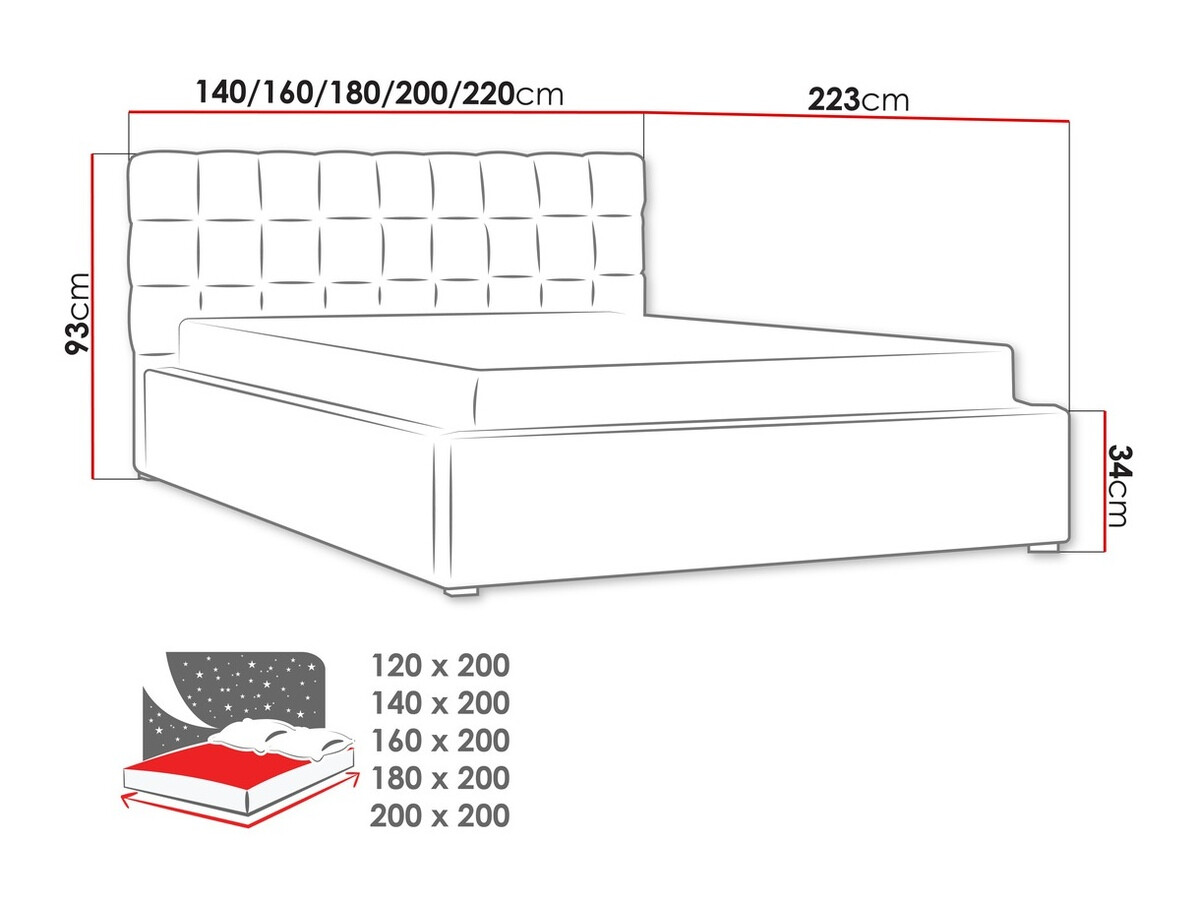 Postelja Pomona 106 (Malmo 13 380)