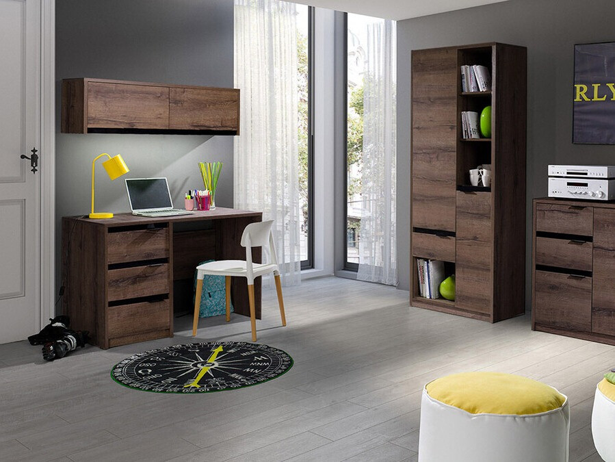 Pisalna miza Fivelbo 100 (Monastery hrast + Sijaj črna)