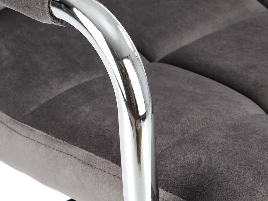 Pisarniški stol Houston 1198 (Siva + Srebrna)