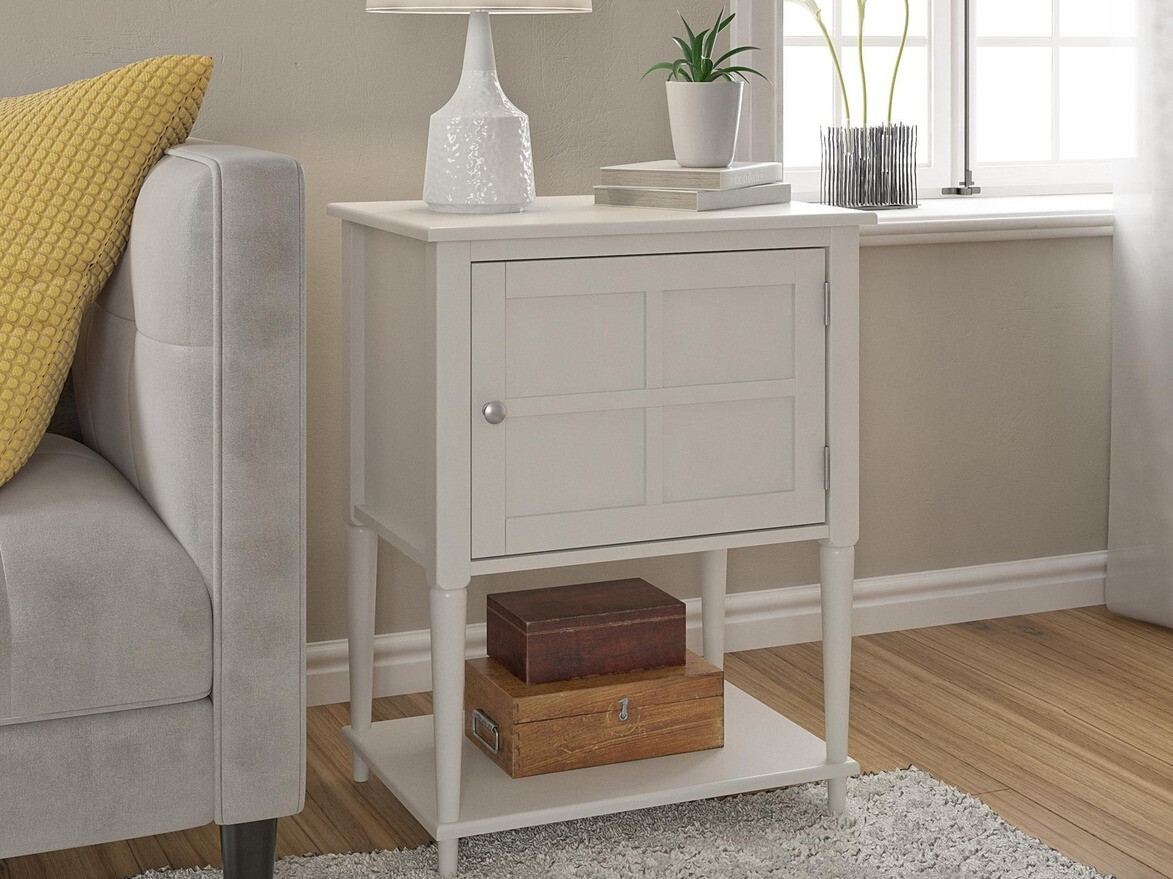 Stranska mizica Tulsa 150 (Bela)