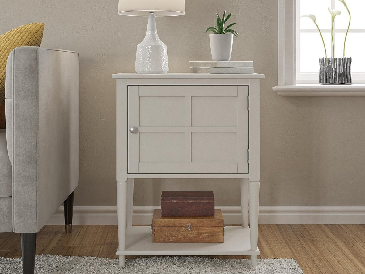 Stranska mizica Tulsa 150 (Bela)