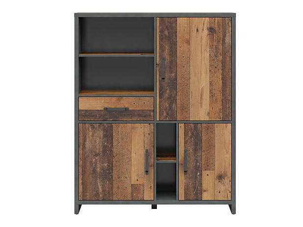 Regal Belsera 108 (Rjava + Matera siva)