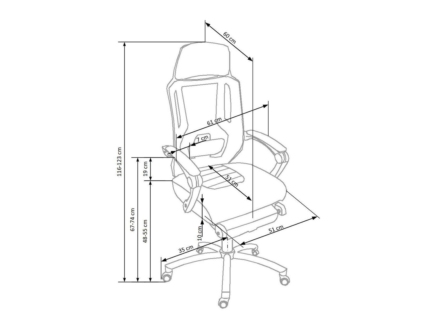 Pisarniški stol Houston 495