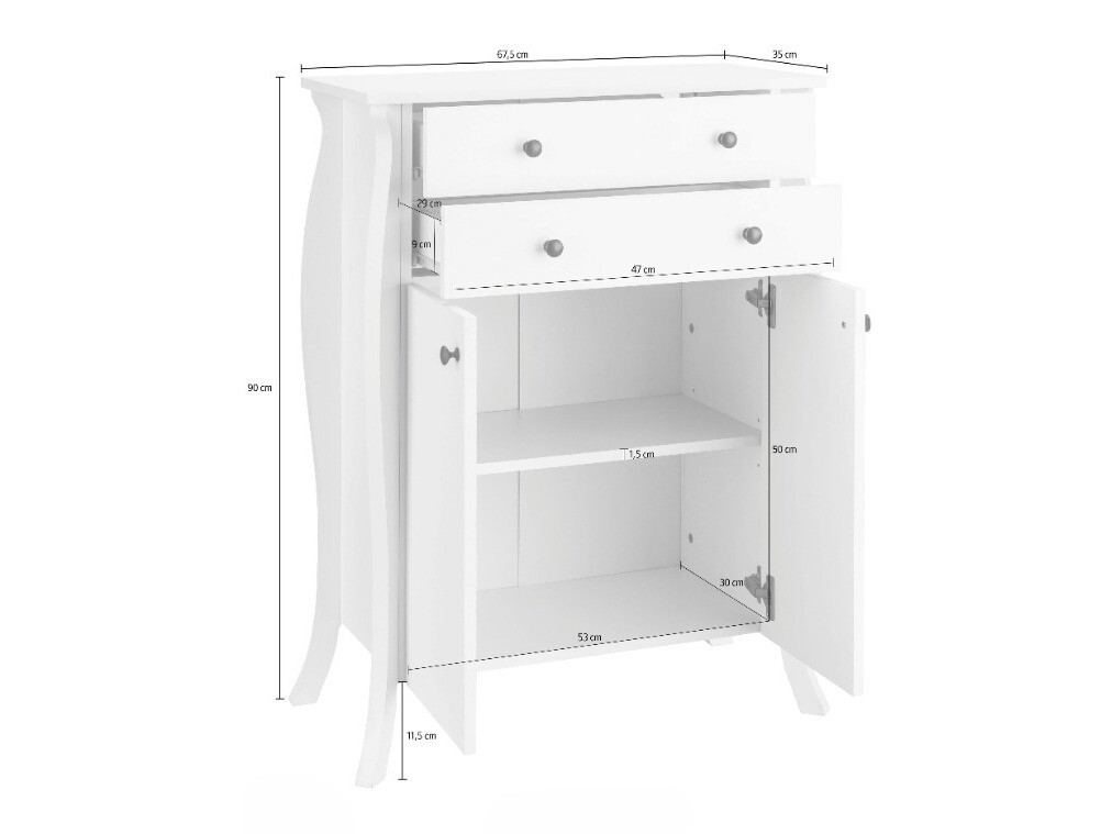 Prostostoječa Kopalniška omarica Ophtole 103 (Sivi hrast)